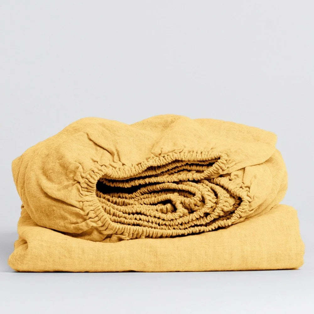 Linen Fitted Sheet | All Colors | 100% European Flax | OEKO-TEX Certified