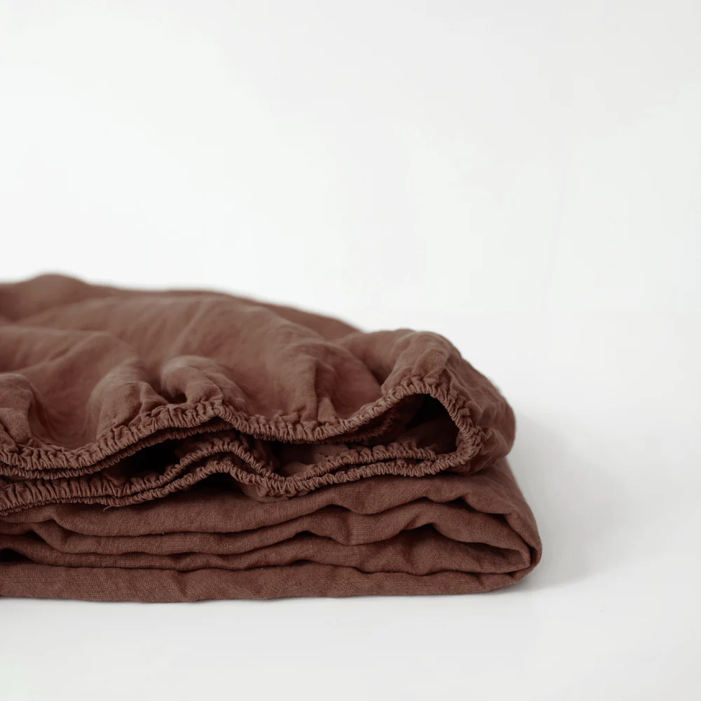 Linen Fitted Sheet | All Colors | 100% European Flax | OEKO-TEX Certified