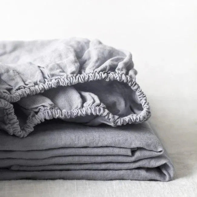 Linen Fitted Sheet | All Colors | 100% European Flax | OEKO-TEX Certified