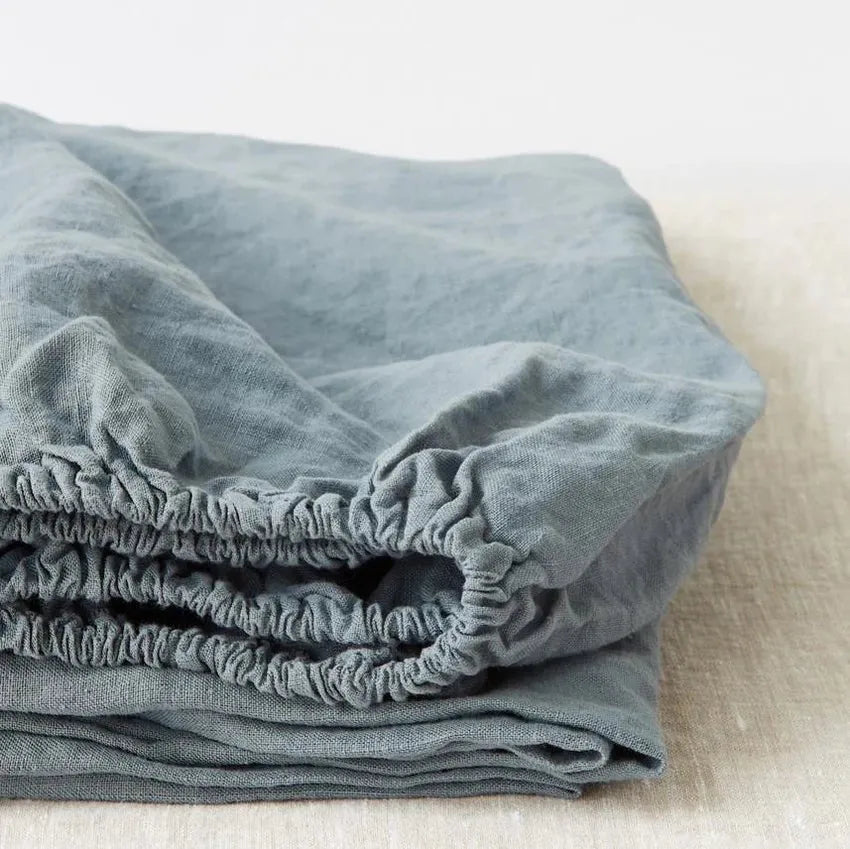 Linen Fitted Sheet | All Colors | 100% European Flax | OEKO-TEX Certified