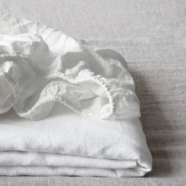Linen Fitted Sheet | All Colors | 100% European Flax | OEKO-TEX Certified